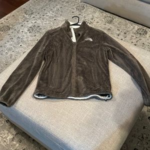 North face soft, tannish, brown medium coat
